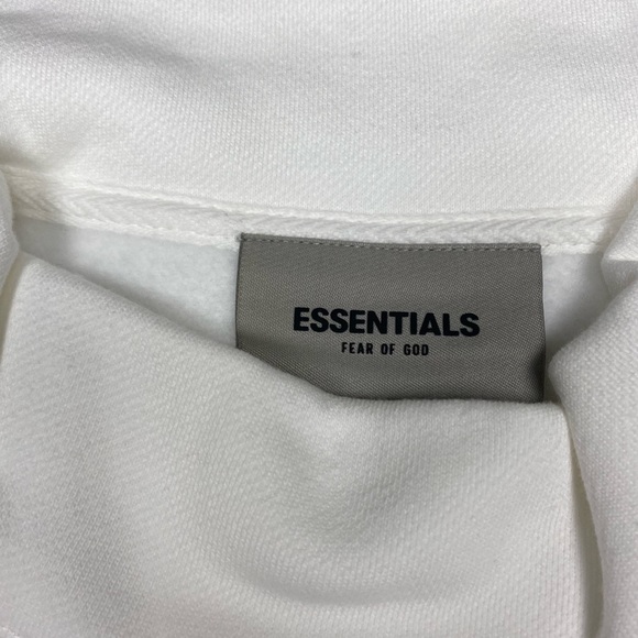 New w/ tags women’s 2021 fear of god essentials mock neck pullover in white - Picture 3 of 4